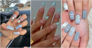 27 Eye-Catching Blue Christmas Nail Designs – Slay Mode Activated