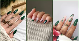 28 Green Christmas Nail Designs Chic & On Point - Try These!