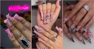 23 Eye-Catching Junk Nails Pink Looks That Slay Mode