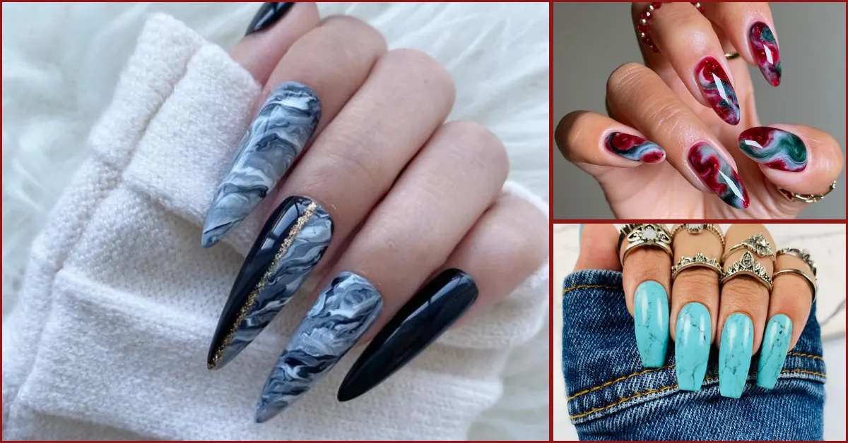 46 Marble Nail Art Ideas That Are Chic & On Point