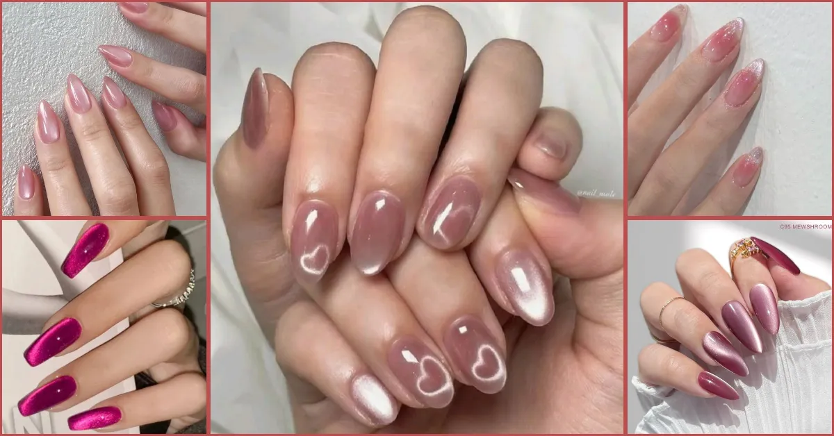 22 Nail Art Cat Eye Pink Designs That Slay Mode