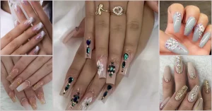 25 Striking Rhinestone Nail Designs You Will Love This