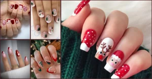 18 Simple Christmas Nail Designs: Playful Looks and Cute