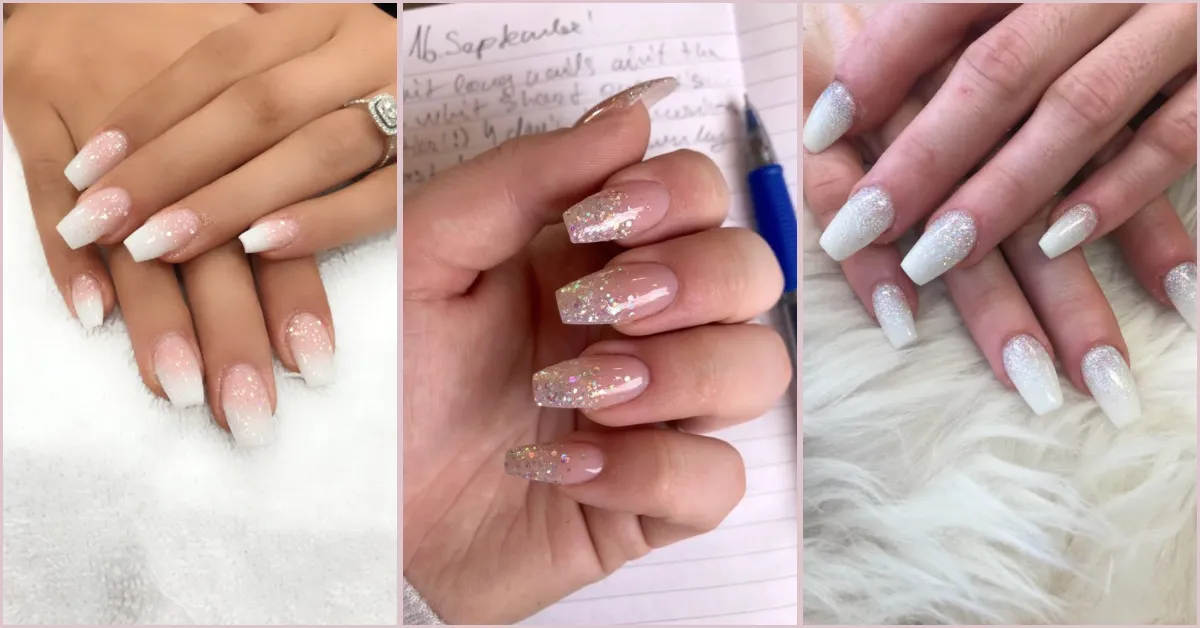 23 Chic & Soft Glam Subtle Glitter Ombre Nails That Nail It