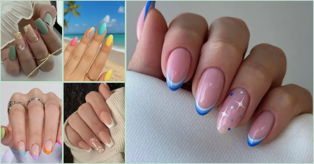 26 Eye-Catching Summer French Tip Nail Designs Pick One