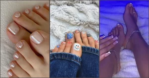 42 Eye-Catching Toe Nail Designs That Nail Your Vibe
