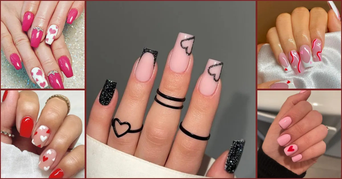 29 Striking Valentine Nail Designs That Slay Mode