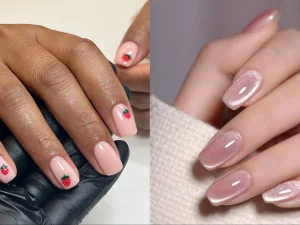 34 Elegant 2025 minimalist matte nails: The Quiet Spark