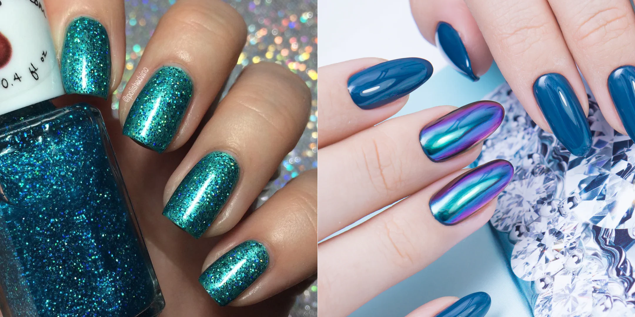 54 Luminescent 2025 Shimmering Peacock Nails Shine Now