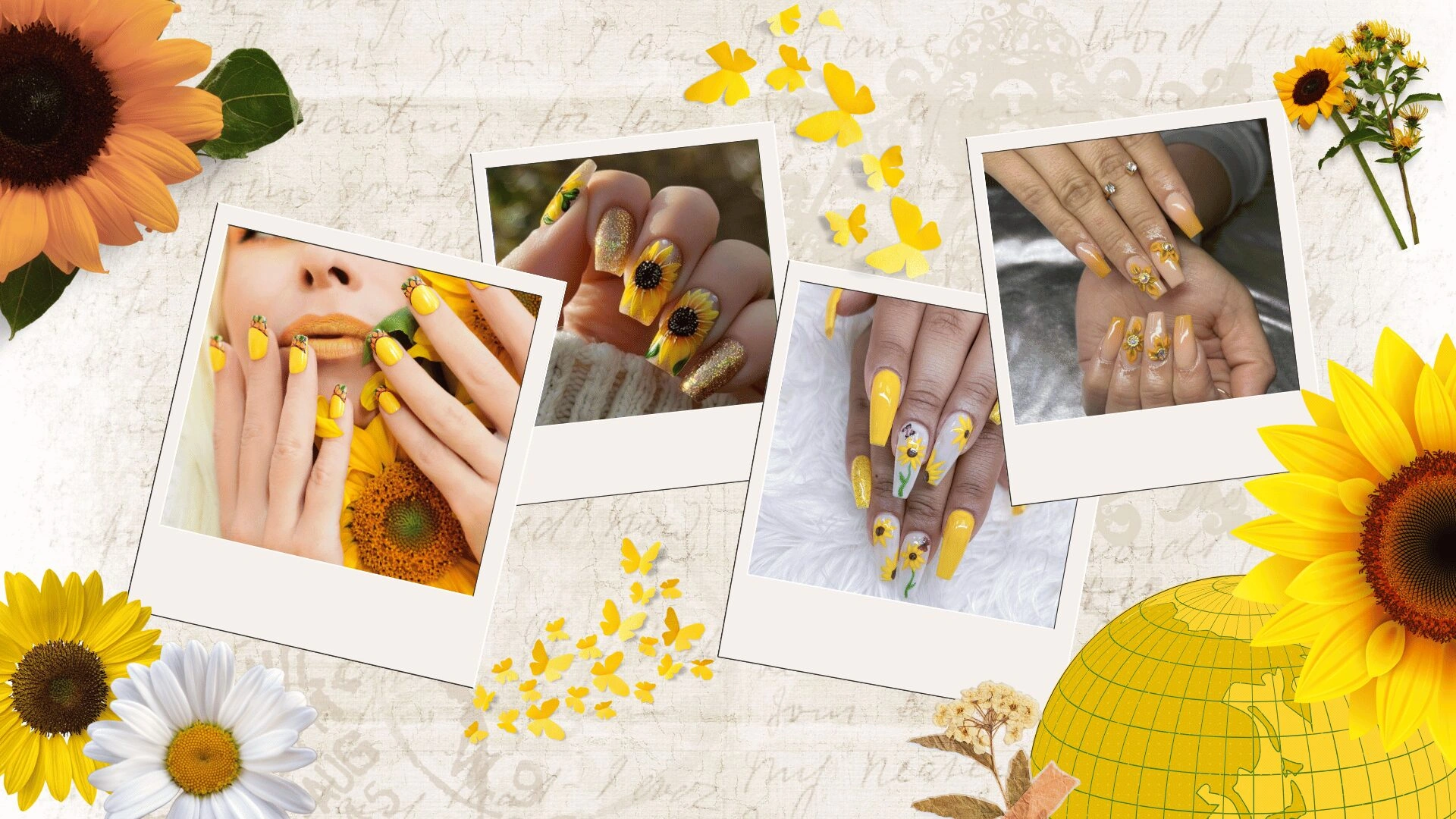 44 Radiant 2025 Sunflower Nail Trend To Light Up