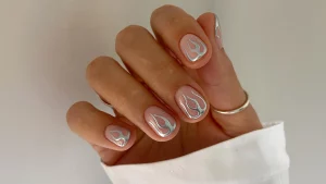 26 Fresh Bold Short Acrylic Nail Geometric Patterns