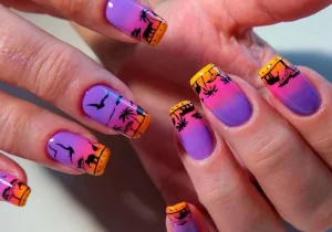 30 Bright Tropical Summer Nail Inspirations