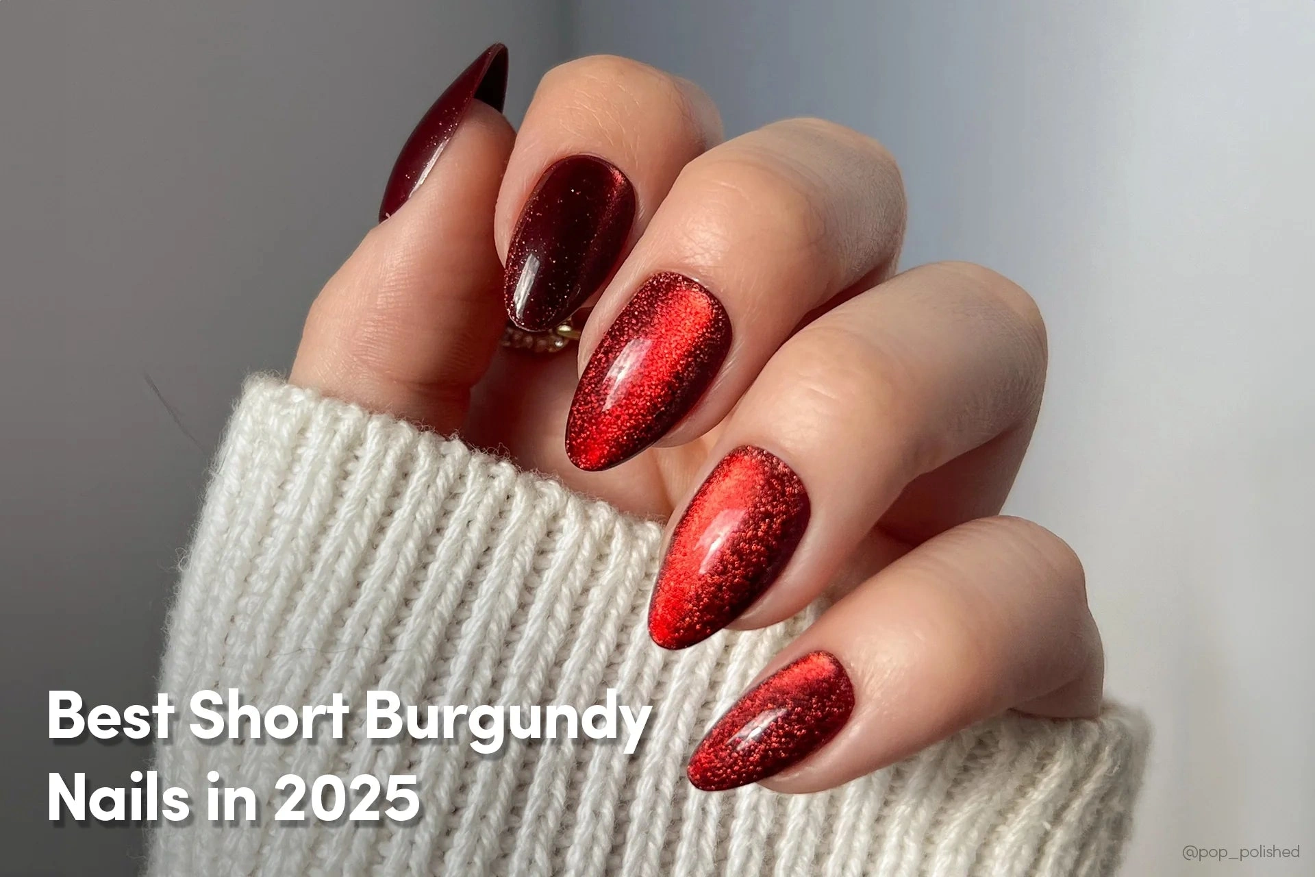 51 Burgundy 2025 Nail Trend Highlights