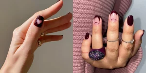 37 Fresh Ideas For Burgundy Nail Designs