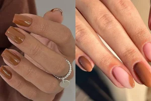 47 Modern Caramel Drizzle Nail Design 2025 Trend Twist
