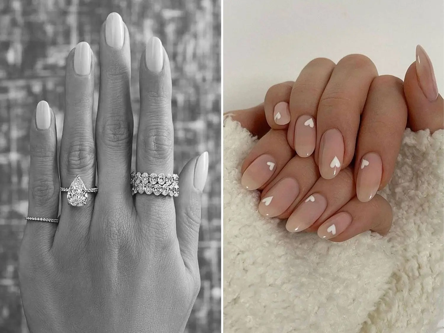 58 Chic Clean Nail Designs for Weddings: Pure Elegance