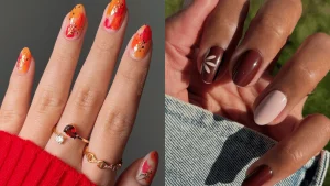 53 Radiant Crimson harvest 2025 nails for Autumn