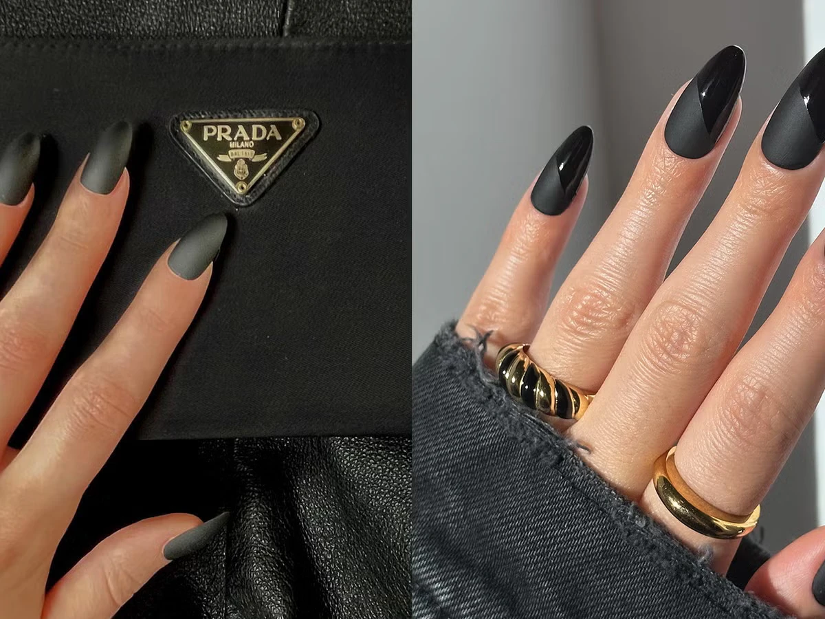 44 Bold Edgy Black Nail Designs 2025 That Turn Heads