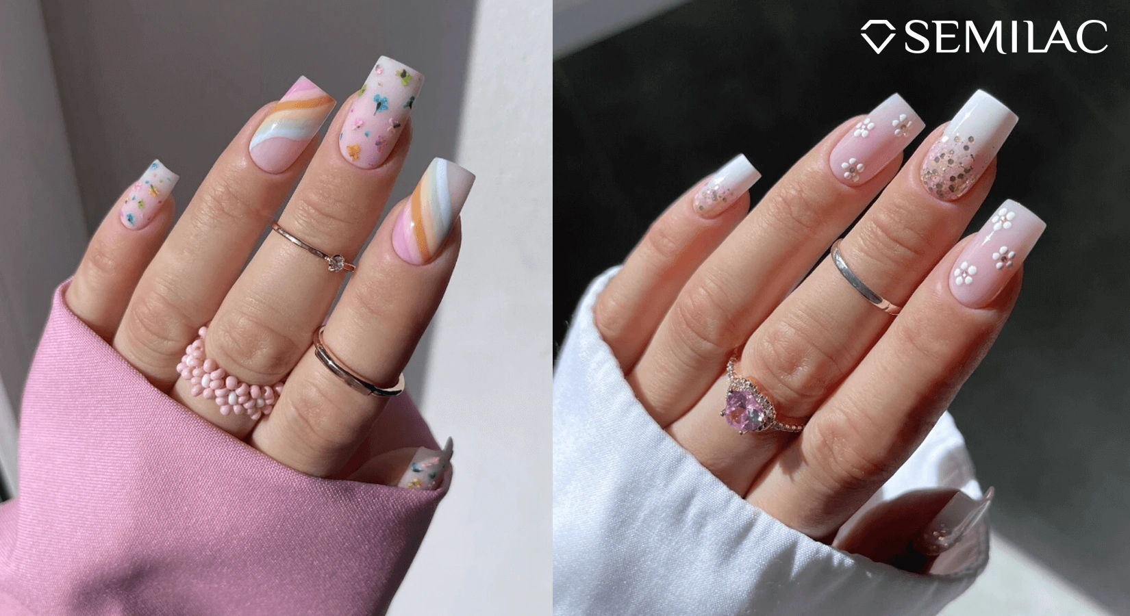 38 Radiant Elegant Floral Nails Design For Spring Chic