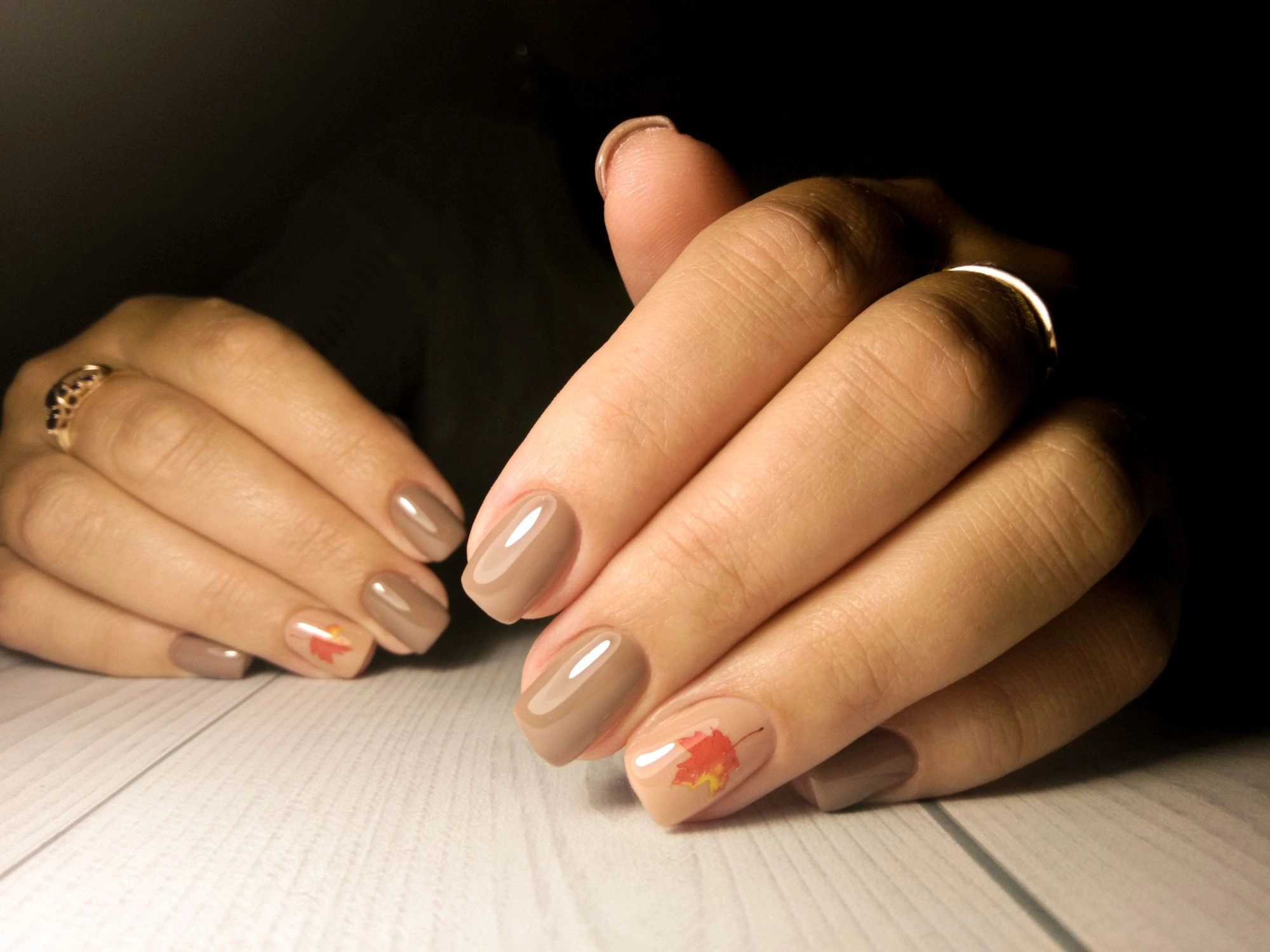 49 Glorious Fall Harvest Leaf Nails 2025 Fall Vibes