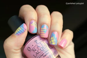 35 Chic Gel Short Nail Designs Geometric Refresh Study