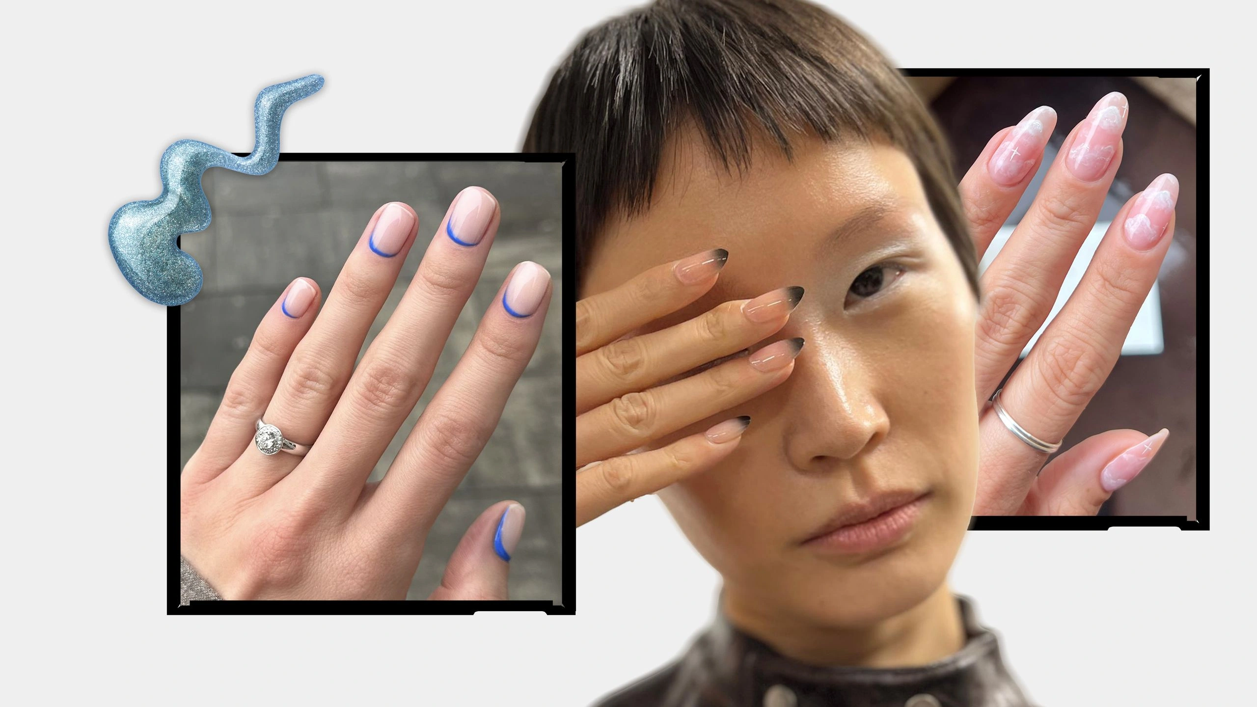 40 Gleaming Kuku Nail Art 2025 Futuristic Glitter Nails
