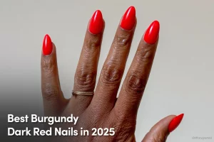 35 Bold Vibes: Maroon Mewah Nail Glamour 2025