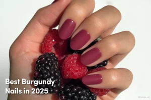 49 Maroon Simple Nail 2025 Style Must See Trends