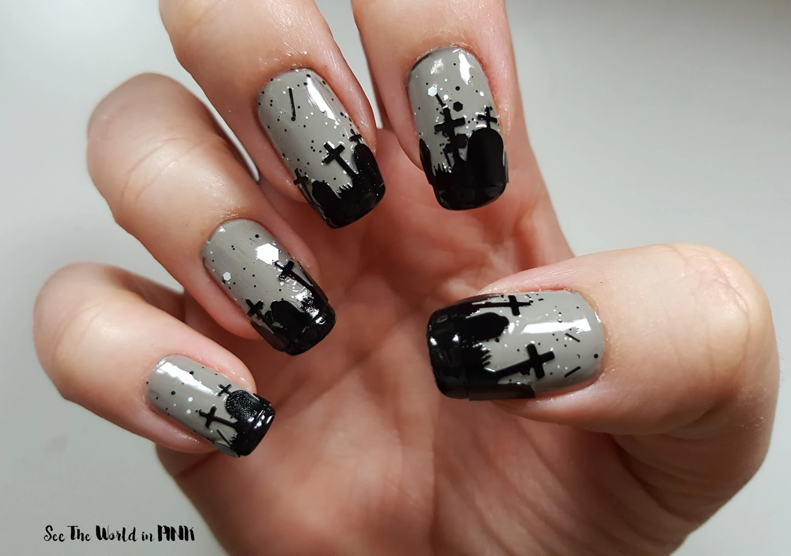 34 Enchanting Midnight Graveyard Nail Inspiration Vibes