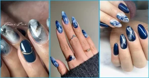 28 Chic Nail Art Biru: Perfect Nails For Any Event