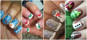 30 Timeless Nail Art Natal: Holiday Sparkle Ideas