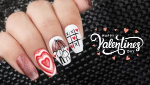 33 Quick Nail Designs Natal Chocolate Hearts Tips