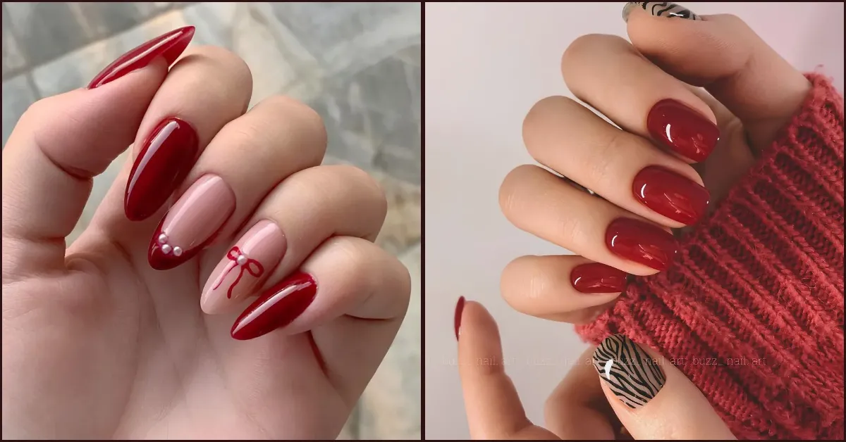 21 Elegant Red Stunning Nail Art Designs 🌟 For Glitz