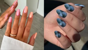 30 Chic Short Nail Matte Pastel Ombre Tips