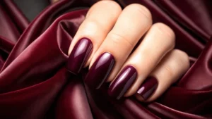 51 Stunning Simple Maroon Nail Look 2025 Bold Appeal