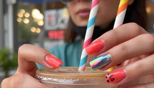 38 Stunning Sunglass-Inspired Summer Nail Styles