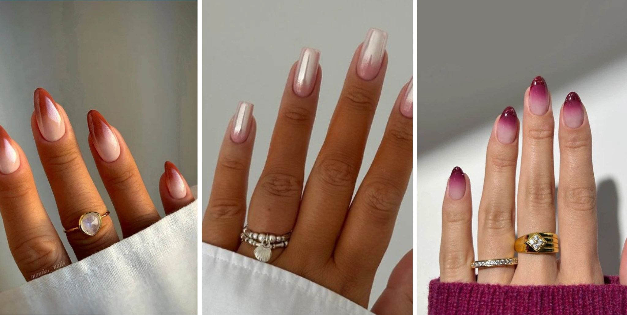 63 Chic Vintage Ombre Nail Designs for 2025–Retro Glow