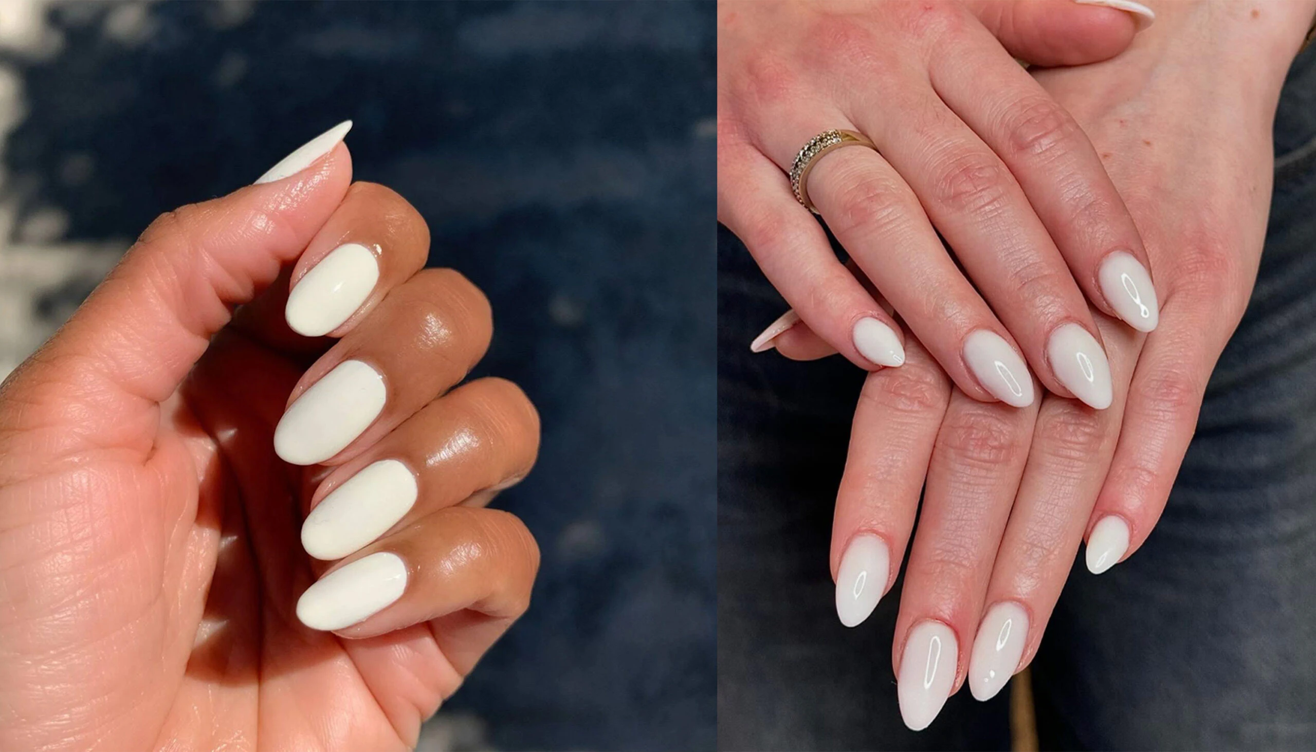 39 Sleek White Nail Inspo: Fresh Glossy Twist