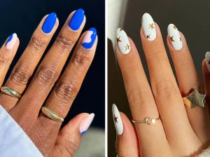 31 White Tip Nails Metallic Stars For Glamorous DIY