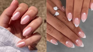 46 Chic 2025 Lace Bridal Nail Art Trend for Brides