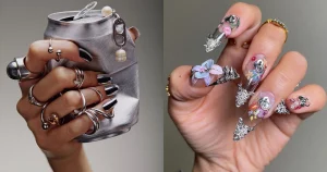 35 2025 Minimalist Metallic Nail Art Looks