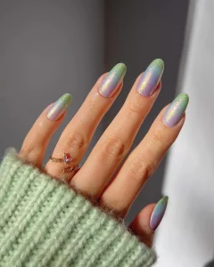 38 Glamorous 2025 Square Nail Polish Ombre
