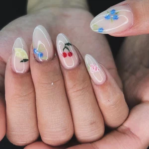 33 Trending 2025 Summer Floral Nails Trends Glow
