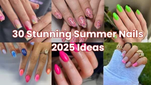 44 Fresh 2025 Summer Shimmering White Gloss Nails Trends