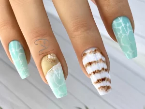 41 Elegant 2025 Trendy White 3D Beach Nails