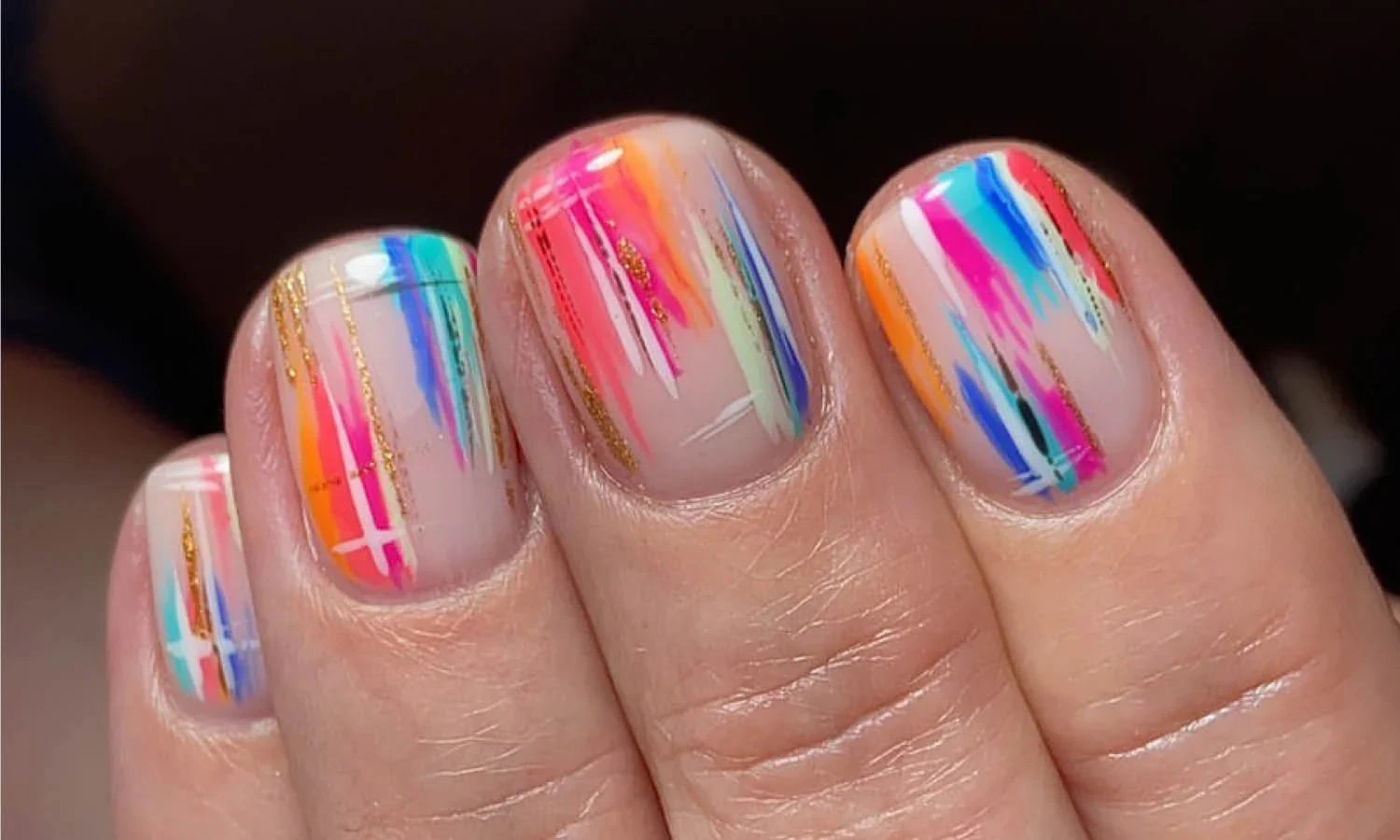 27 Vibrant Abstract Nail Art Unleash Your Creativity