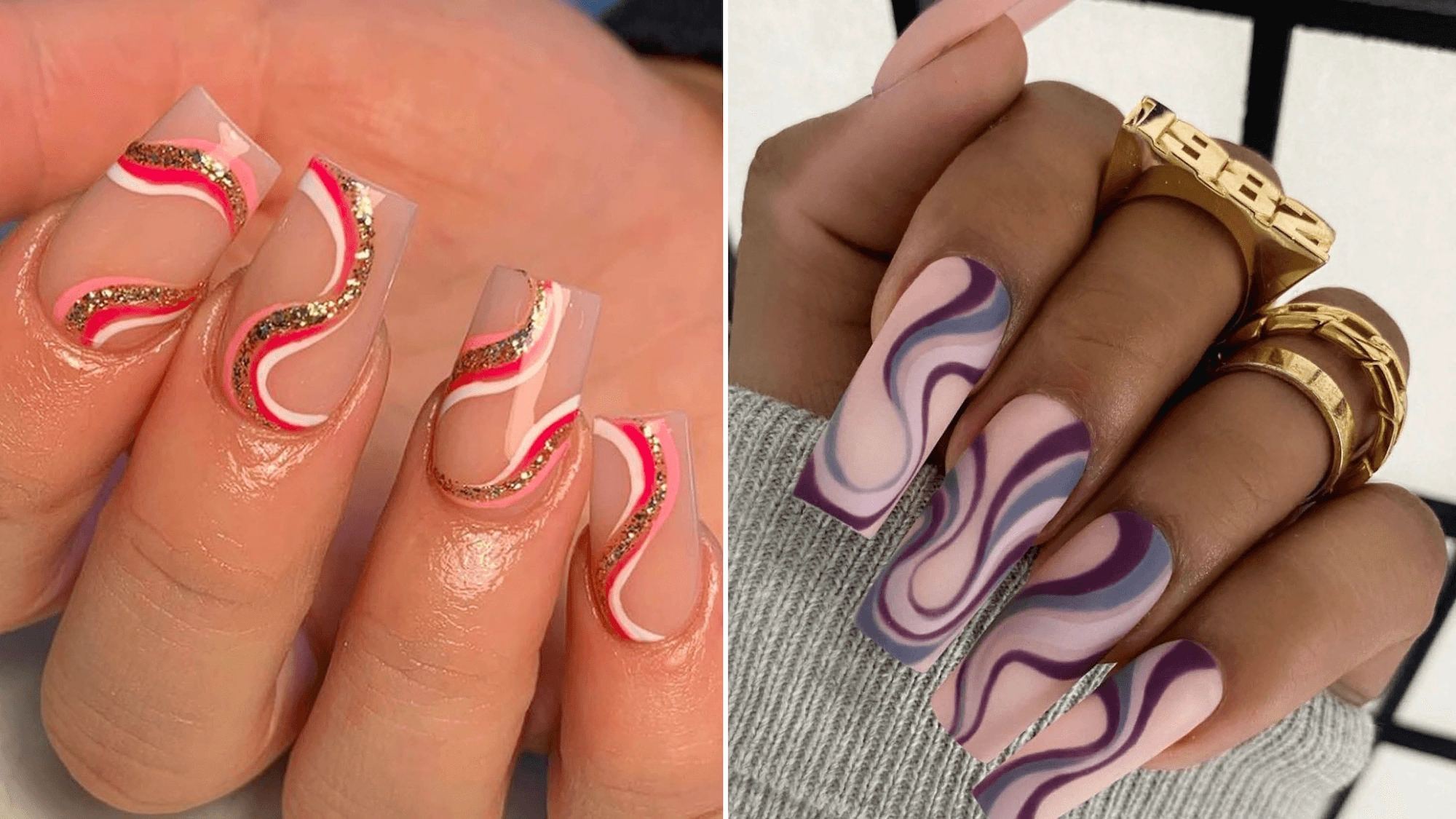 21 Stunning Abstract Swirl Nail Designs – Effortless Chic