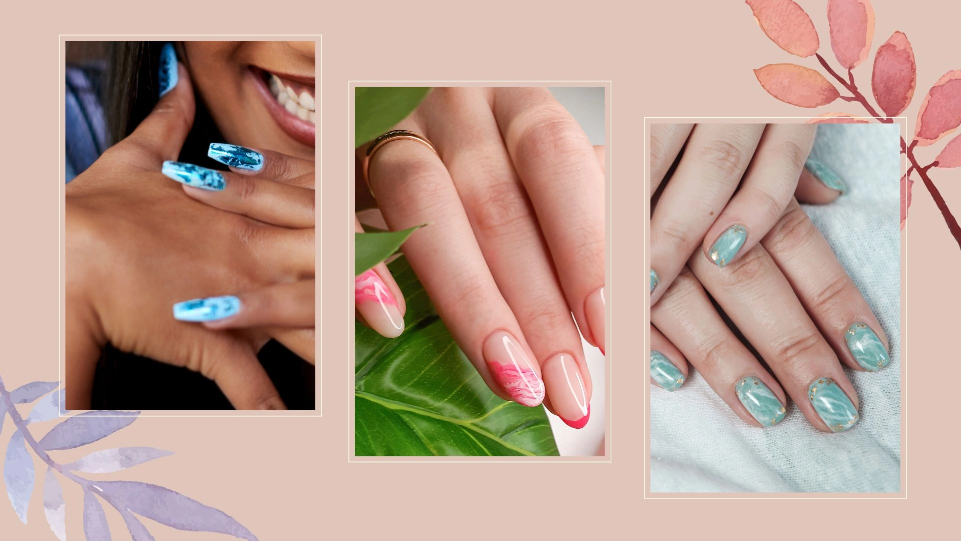 29 Glittering Abstract Watercolor Nail Trend Eyes