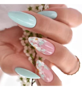 27 Fresh Outline: Almond Shape Summer Nails Pattern