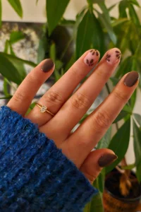 28 Autumn Harvest-Themed Nail Designs - Autumn Flair